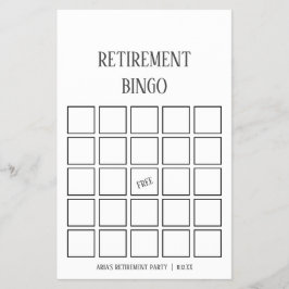 Minimale Kaarten van de Bingo van de Pieter