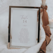 Minimale Kaarten van de lederroze tabel met het aa