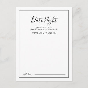 Minimale Kaarten van het Night Idee van de Datum