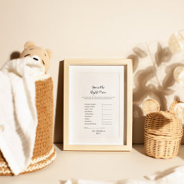 Minimale Kaarten voor advies aan Baby showers