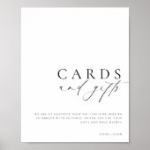 Minimale Kaarten voor Ellesmere en Gifts Sign Poster (Voorkant)