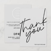 Minimale kaarten voor kleine bedrijven - Hartelijk (Voorkant / Achterkant)