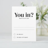 Minimale kaarten voor ovaal huwelijk (Staand voorkant)