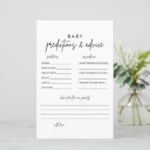 Minimale Kaarten voor voorspelling en advies van B (Staand voorkant)