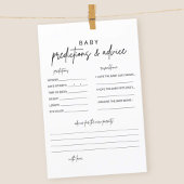 Minimale Kaarten voor voorspelling en advies van B