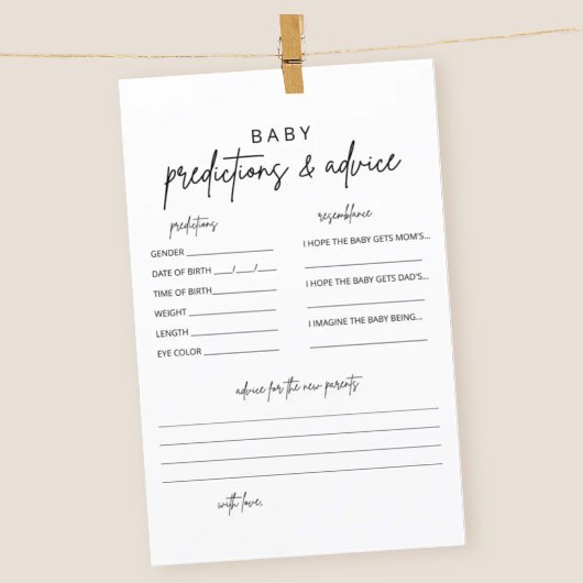 Minimale Kaarten voor voorspelling en advies van B