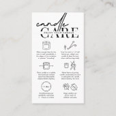 Minimale kaartenkaarten voor de veiligheid van de  visitekaartje (Voorkant)