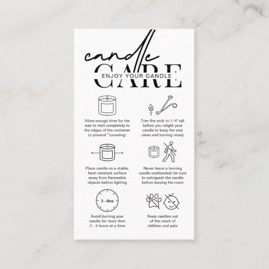 Minimale kaartenkaarten voor de veiligheid van de  visitekaartje (Voorkant)