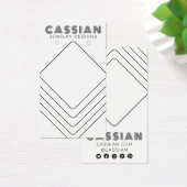 Minimale kabelgoot voor juwelen visitekaartje (Bureau)