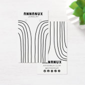 Minimale kabelgoot voor juwelen visitekaartje (Bureau)