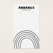 Minimale kabelgoot voor juwelen visitekaartje (Voorkant)