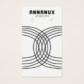 Minimale kabelgoot voor juwelen visitekaartje (Voorkant)