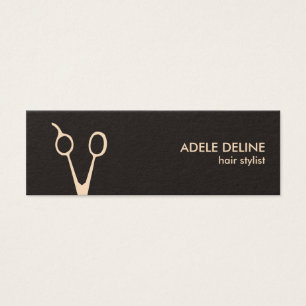 Minimale kalender voor grafische schaarste mini visitekaartjes