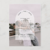 Minimale kalenderfoto sparen de Uitnodiging van de (Voorkant)