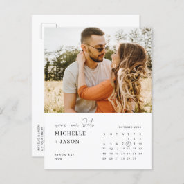 Minimale kalenderfoto sparen de Uitnodiging van de