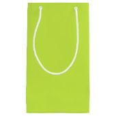 Minimale kalkgroene vaste vlakte klein cadeauzakje (Voorkant)