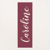 Minimale kalligrafie Aangepaste naam Yogamat (Voorkant)