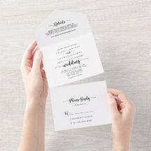 Minimale kalligrafie bruiloft