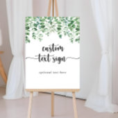 Minimale kalligrafie Eucalyptus Aangepaste tekstre Poster