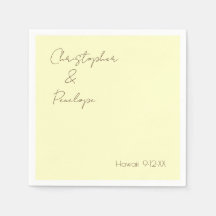 Minimale kalligrafie Licht Geel Weddenschap