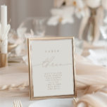 Minimale kalligrafie Neutraal Drie Tabelnummer<br><div class="desc">Het ontwerp is voorzien van een handgeschreven lettertype en een modern, minimalistisch ontwerp. Ontworpen om te coördineren met het "Natural Glam" Wedding Collectie. Klik op "Deze sjabloon aanpassen", "Details" om de gegevens te wijzigen. Om de tekst te verplaatsen of de grootte, de doopvont, of de kleur te veranderen, klik "uitgeven...</div>