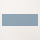 Minimale kalligrafie op maat van Dusty Blue Yogamat (Achterkant (horizontaal))