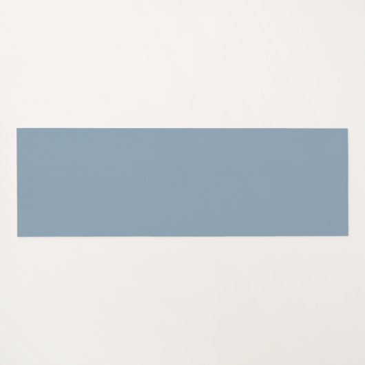 Minimale kalligrafie op maat van Dusty Blue Yogamat (Achterkant (horizontaal))