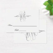 Minimale kalligrafie Oude bruiloft Visitekaartje (Bureau)