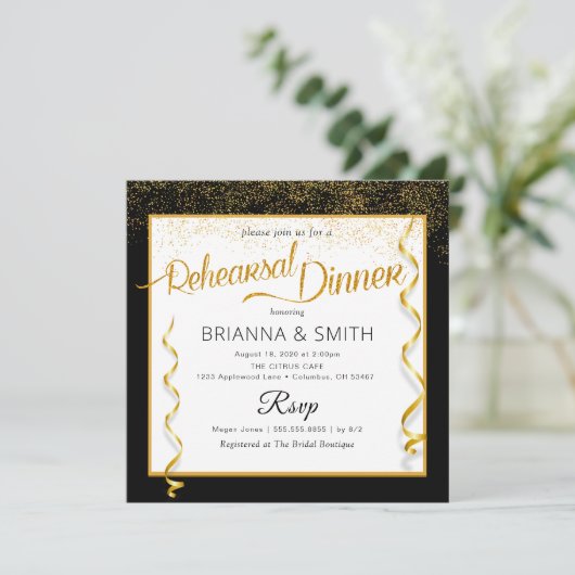 Minimale kalligrafie repetitie kaart (Staand voorkant)