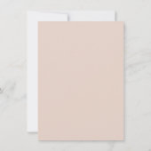 Minimale kalligrafie Terracotta Wedding Save The Date (Achterkant)