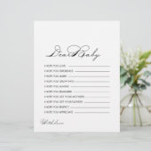 Minimale kalligrafie Vereist Baby (Staand voorkant)