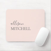 Minimale kalligrafie voor grafisch script Blush Pi Muismat (Met muis)