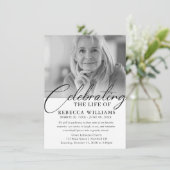 Minimale kalligrafiefevocatie van levenslange uitn kaart (Staand voorkant)