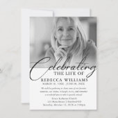 Minimale kalligrafiefevocatie van levenslange uitn kaart (Voorkant)