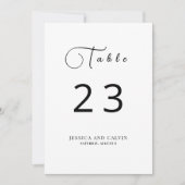 Minimale kalligrafietabel kaart (Voorkant)