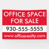 Minimale Kantoor te koop Bedrijfsvastgoed Spandoek (Horizontaal)