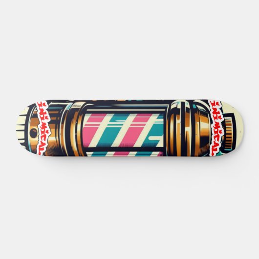 Minimale kapperspaal persoonlijk skateboard (Horizontaal)