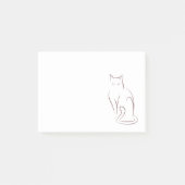 Minimale kat post-it® notes (Voorkant)