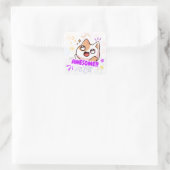 Minimale Kattenliefhebber Sticker | purrfect (Tas)
