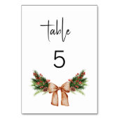 Minimale kerst bruiloft kaart (Voorkant)