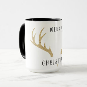 Minimale Kerst Lijn Kunst Boom KaliraArts Mok