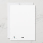 Minimale kerst | Oh wat leuk | Familiefoto Feestdagenkaart (Achterkant)