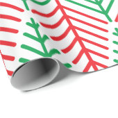 Minimale kerstbomen cadeaupapier (Rol Hoek)