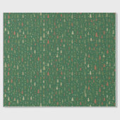 Minimale Kerstbomen Inpakpapier (Vlak)