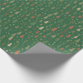 Minimale Kerstbomen Inpakpapier (Hoek)
