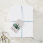 Minimale Kerstboom Cadeaubijsluiter Cadeaulabel (Met Touw)