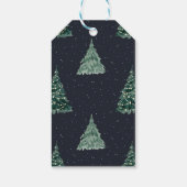 Minimale Kerstboom Cadeaubijsluiter Cadeaulabel (Achterkant)