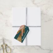 Minimale kerstboom cadeaulabel (Met Touw)