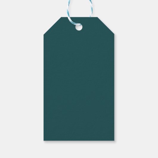 Minimale kerstboom cadeaulabel (Achterkant)