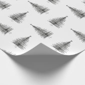 Minimale kerstboom cadeaupapier (Hoek)